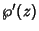 $\wp'(z)$